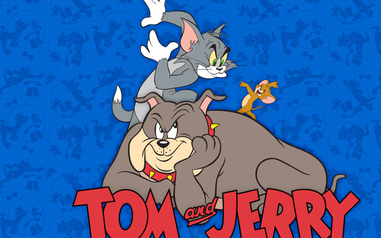 Том и Джерри и собака