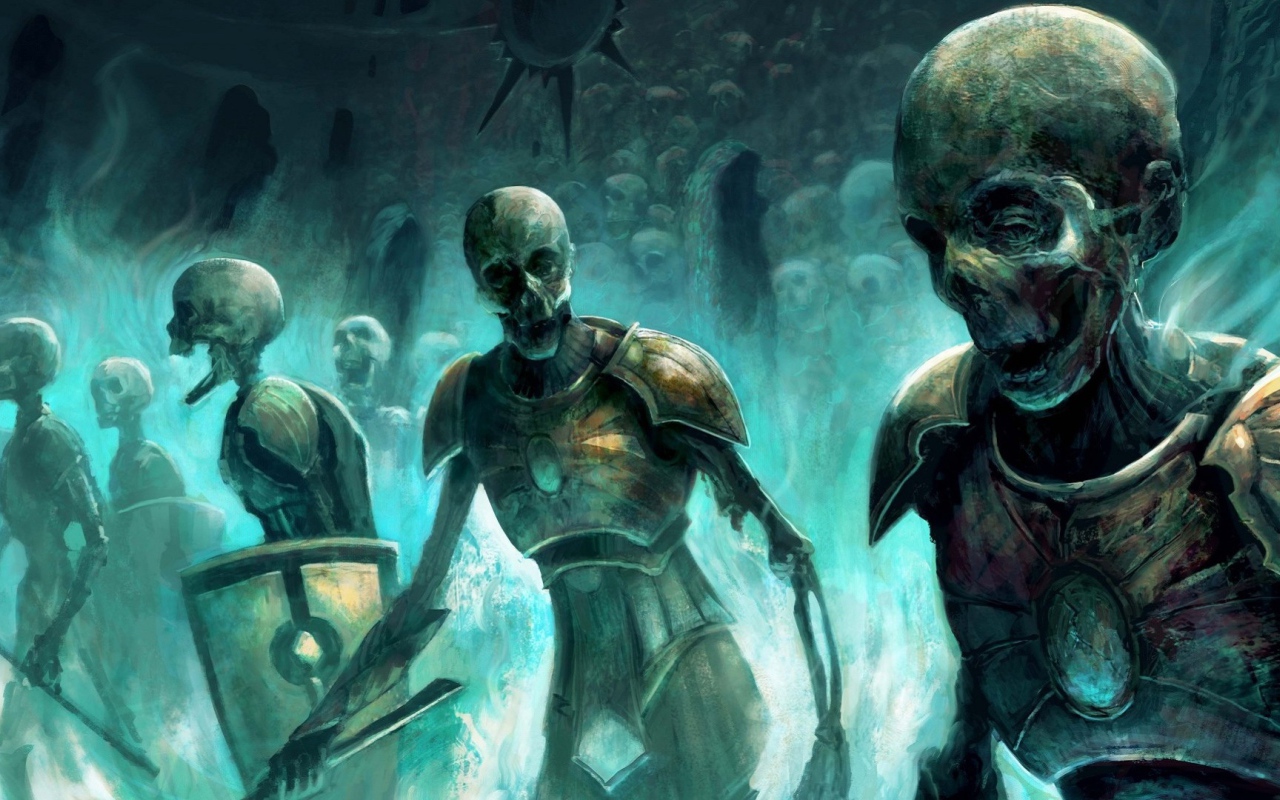 Воины скелеты