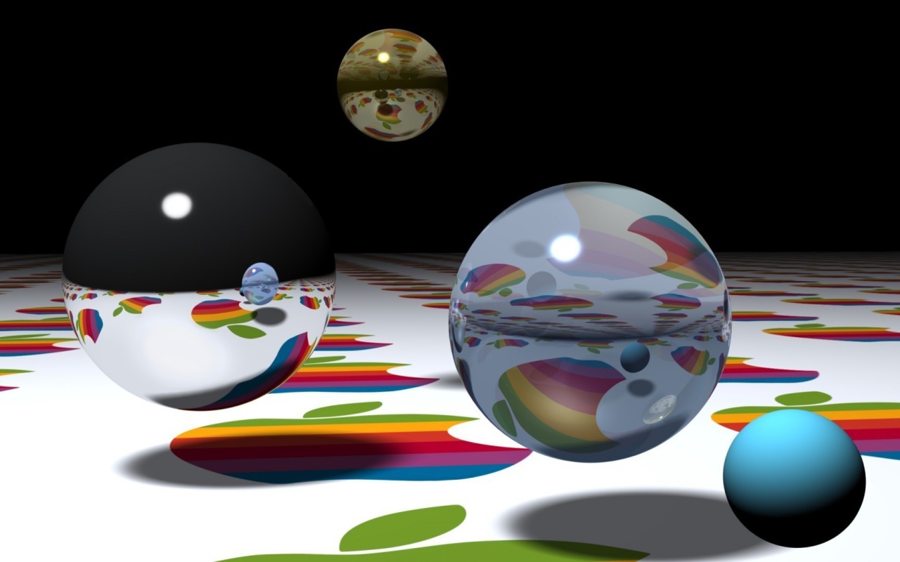 Apple с шарами