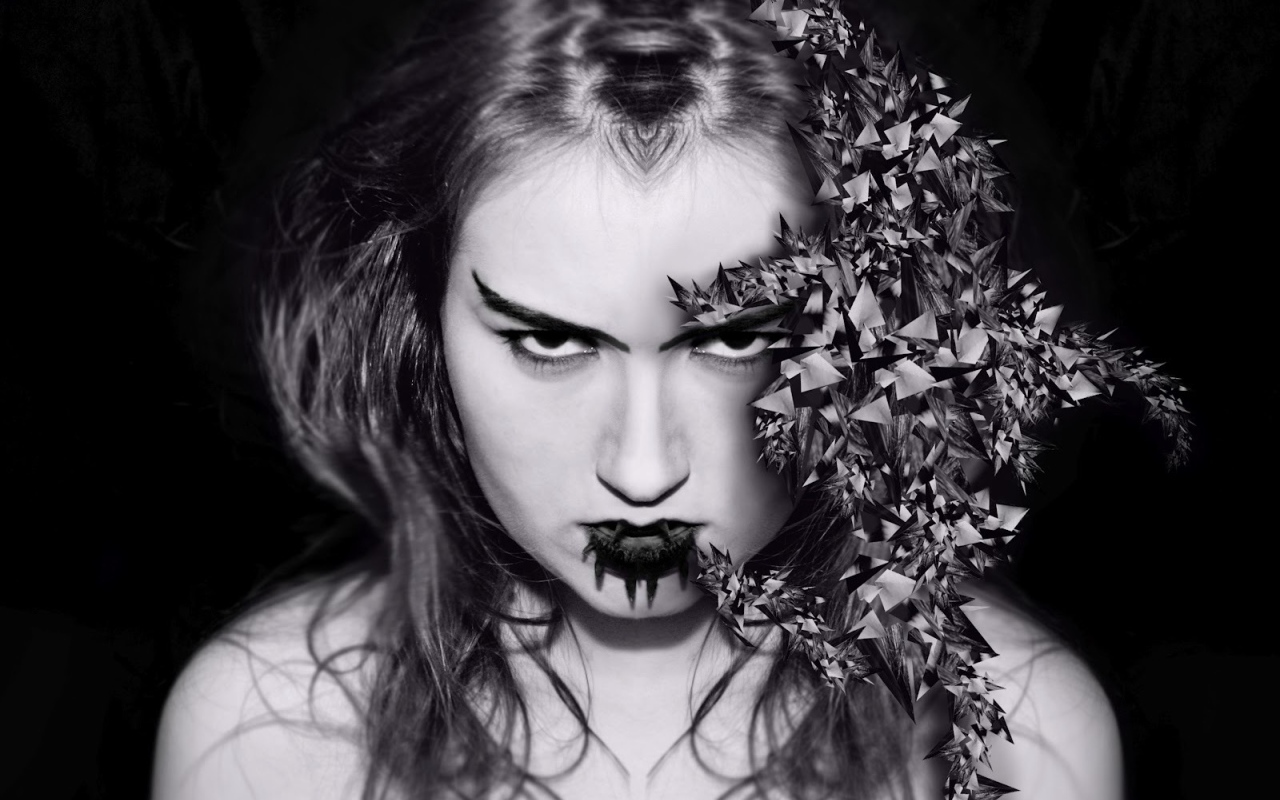 Креативная фотография девушки