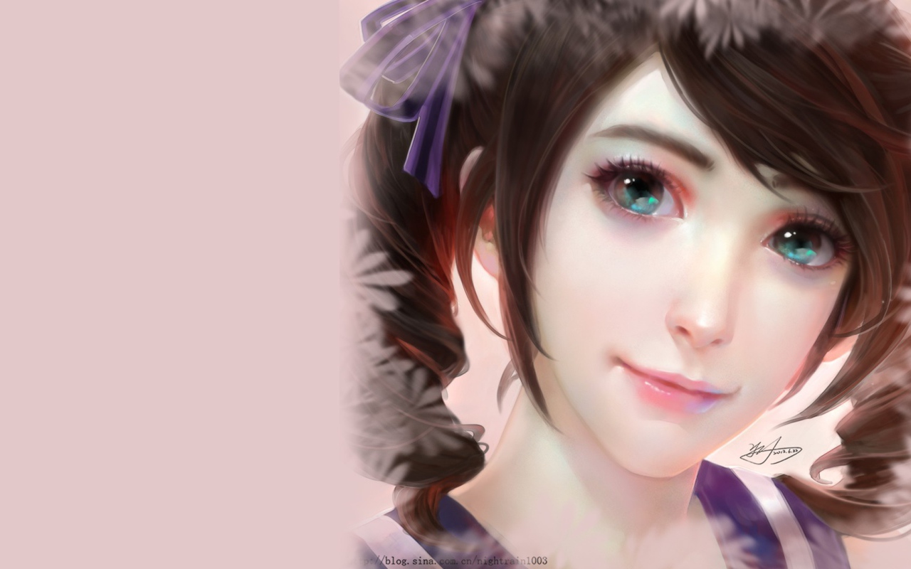 Японка с большими глазами