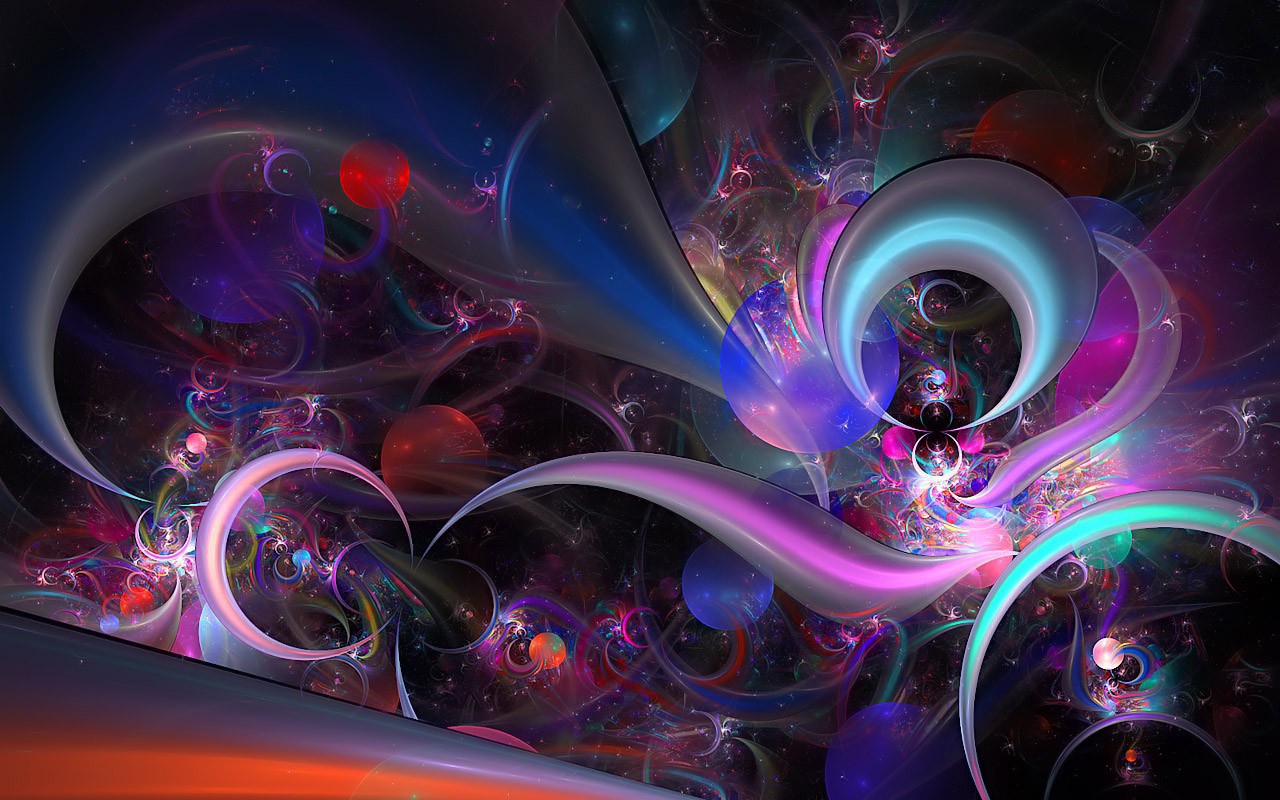 Абстракция с шариками