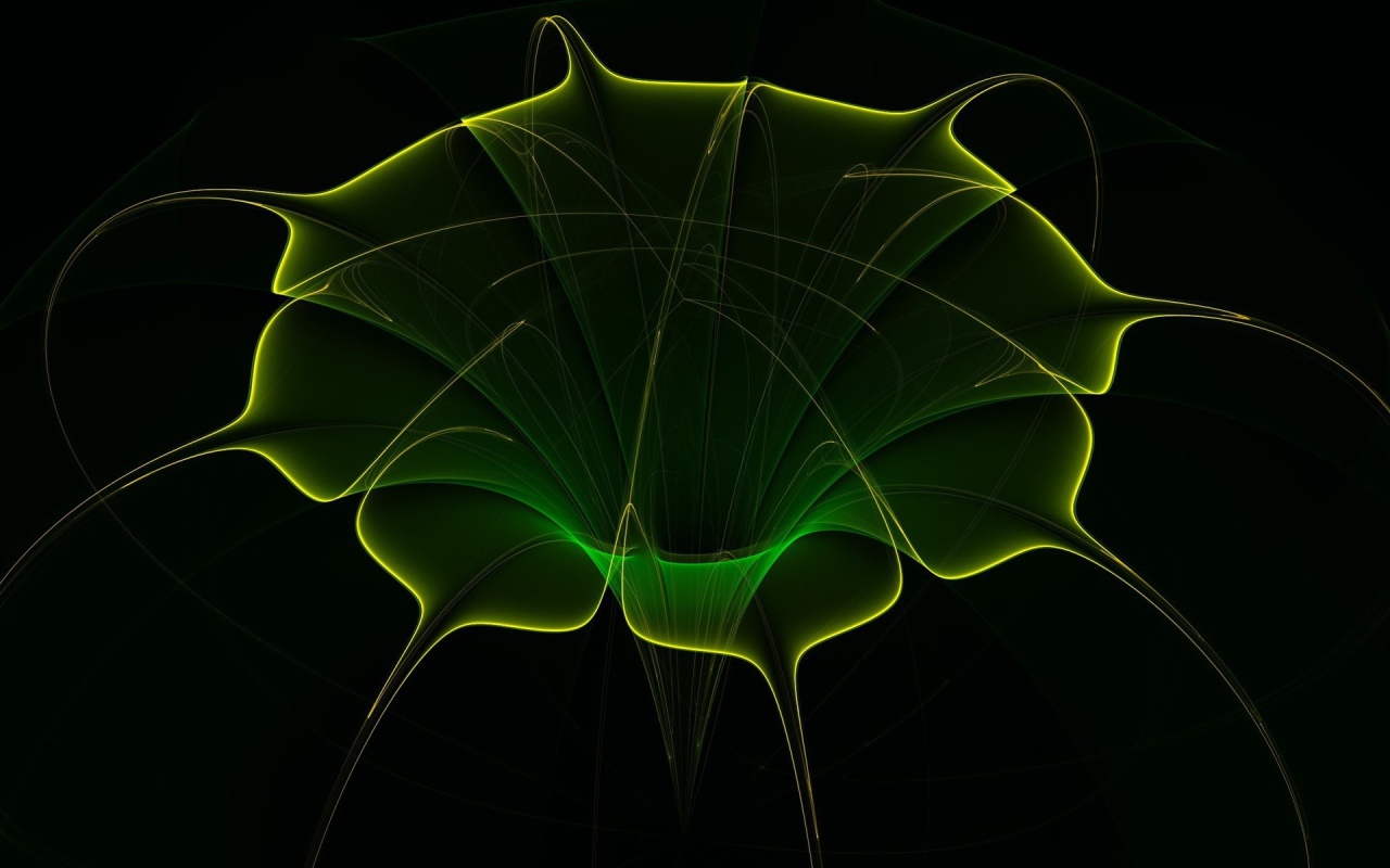 3D зеленая фигура