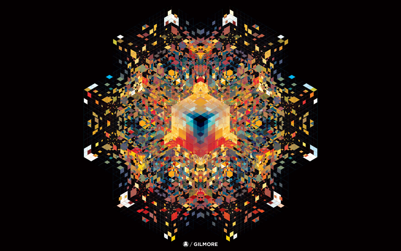 Калейдоскопный узор