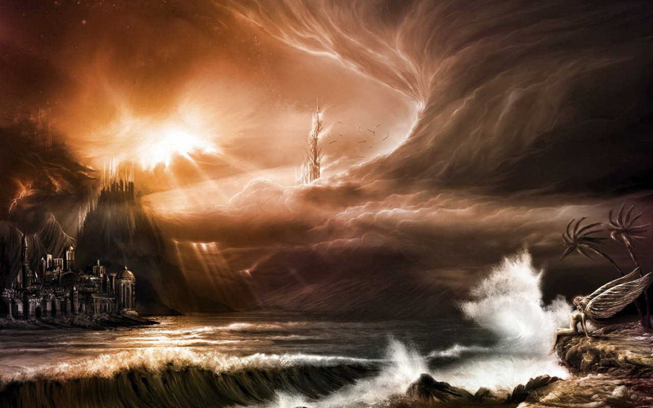 Фантастический морской пейзаж