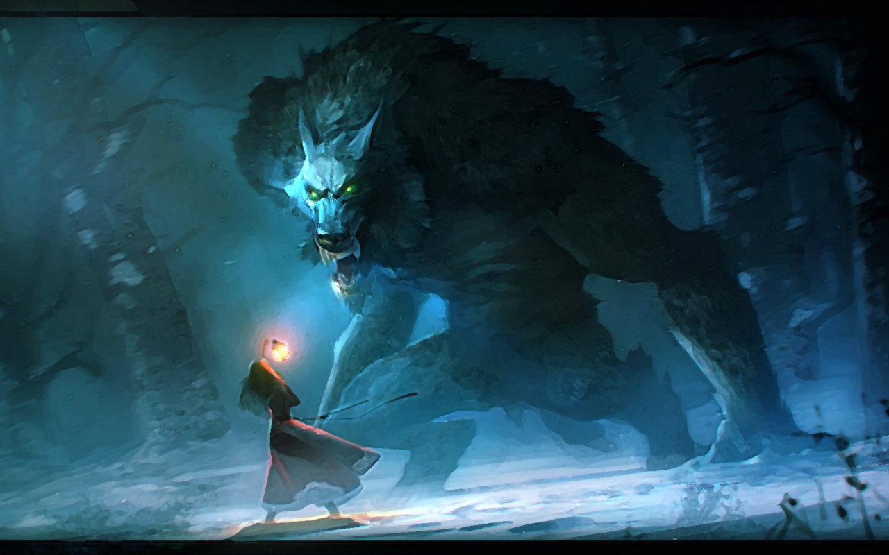 Фантазия с волком