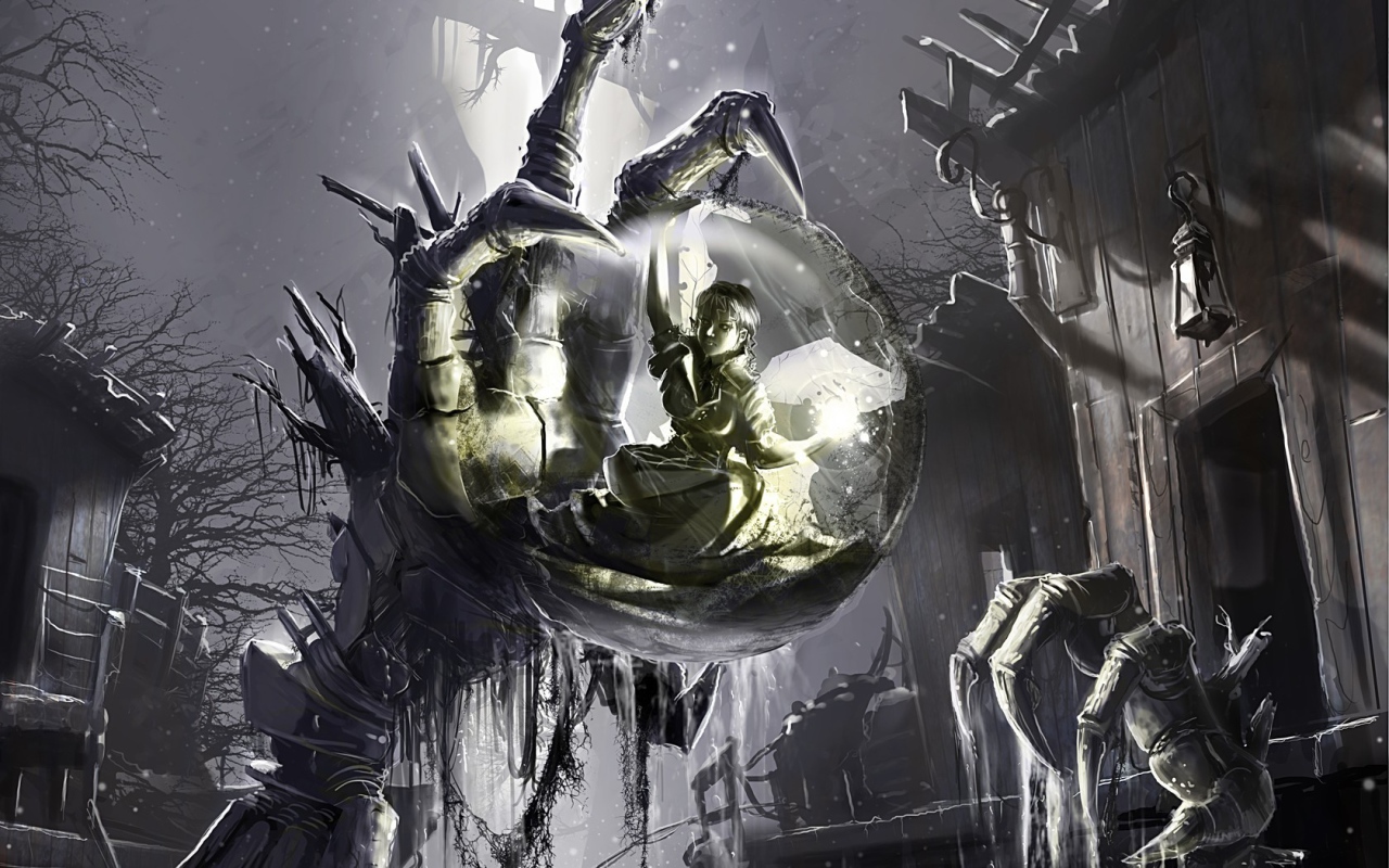 Девочка в стеклянном шаре