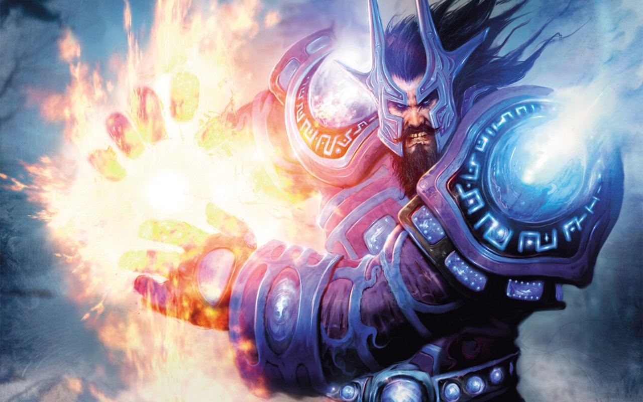 Огненный воин из игры