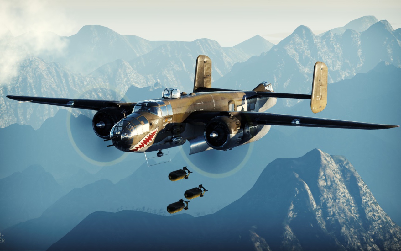 Самолет из игры War Thunder