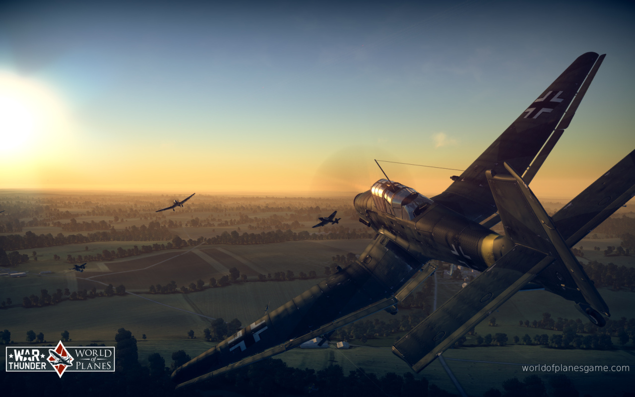 Истребитель из игры War Thunder