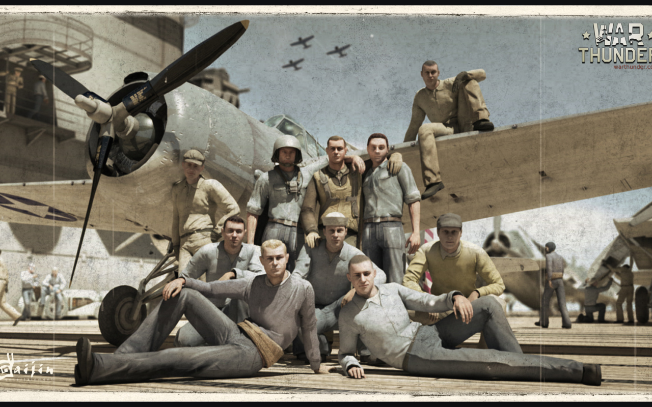 War Thunder американские пилоты