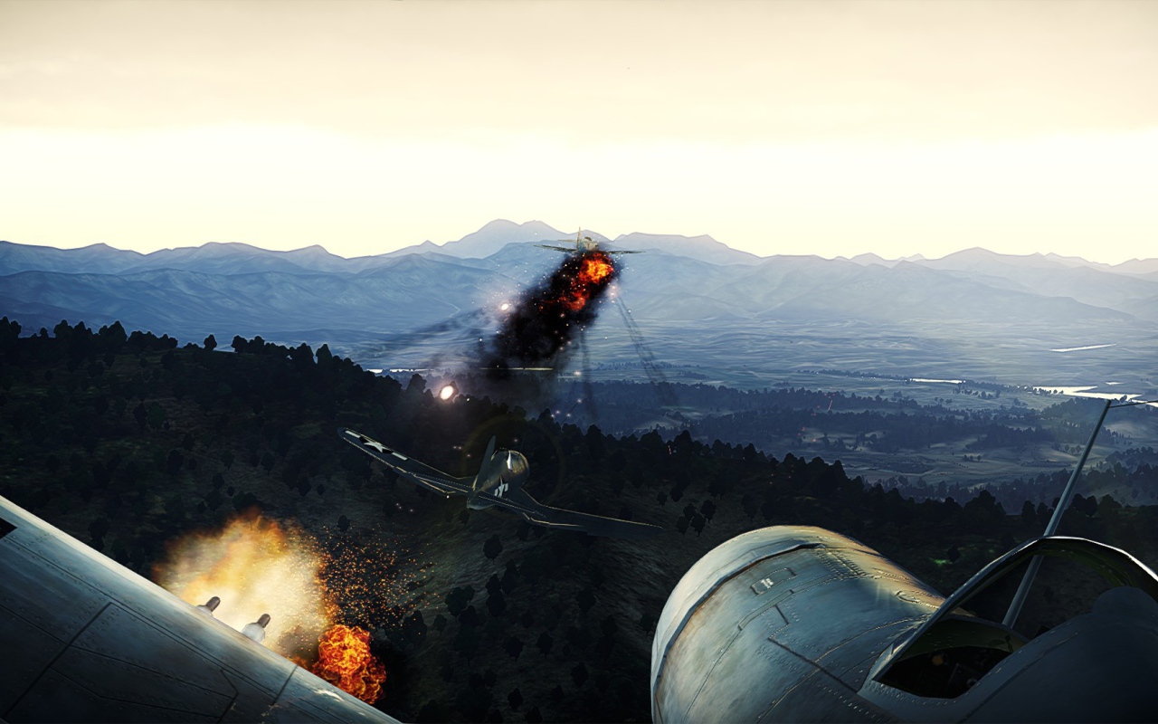 War Thunder уничтожения вражеский самолет