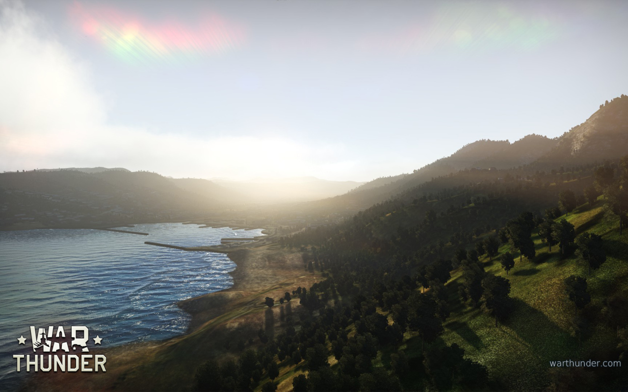 War Thunder вид на океан