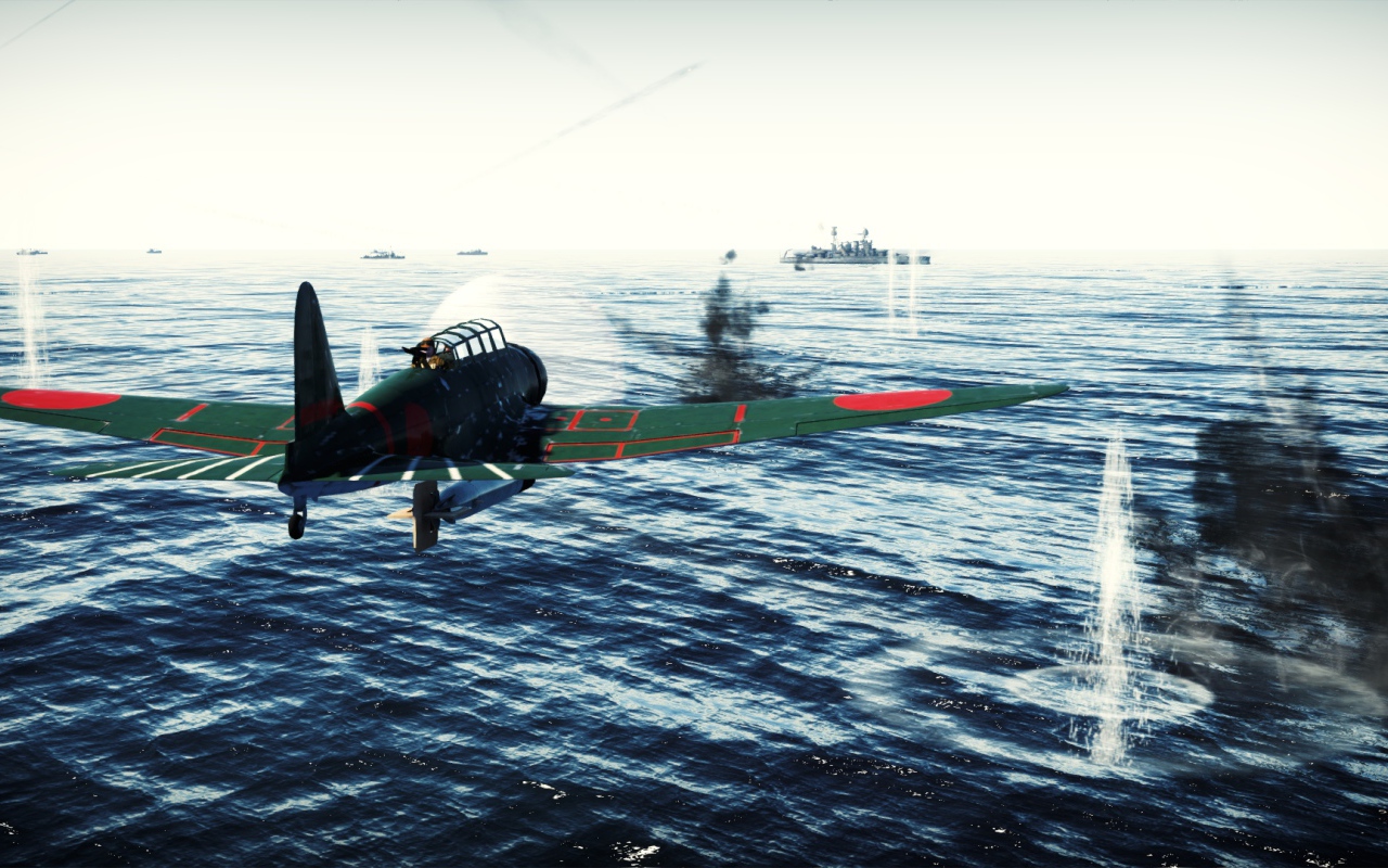 War Thunder sea battle