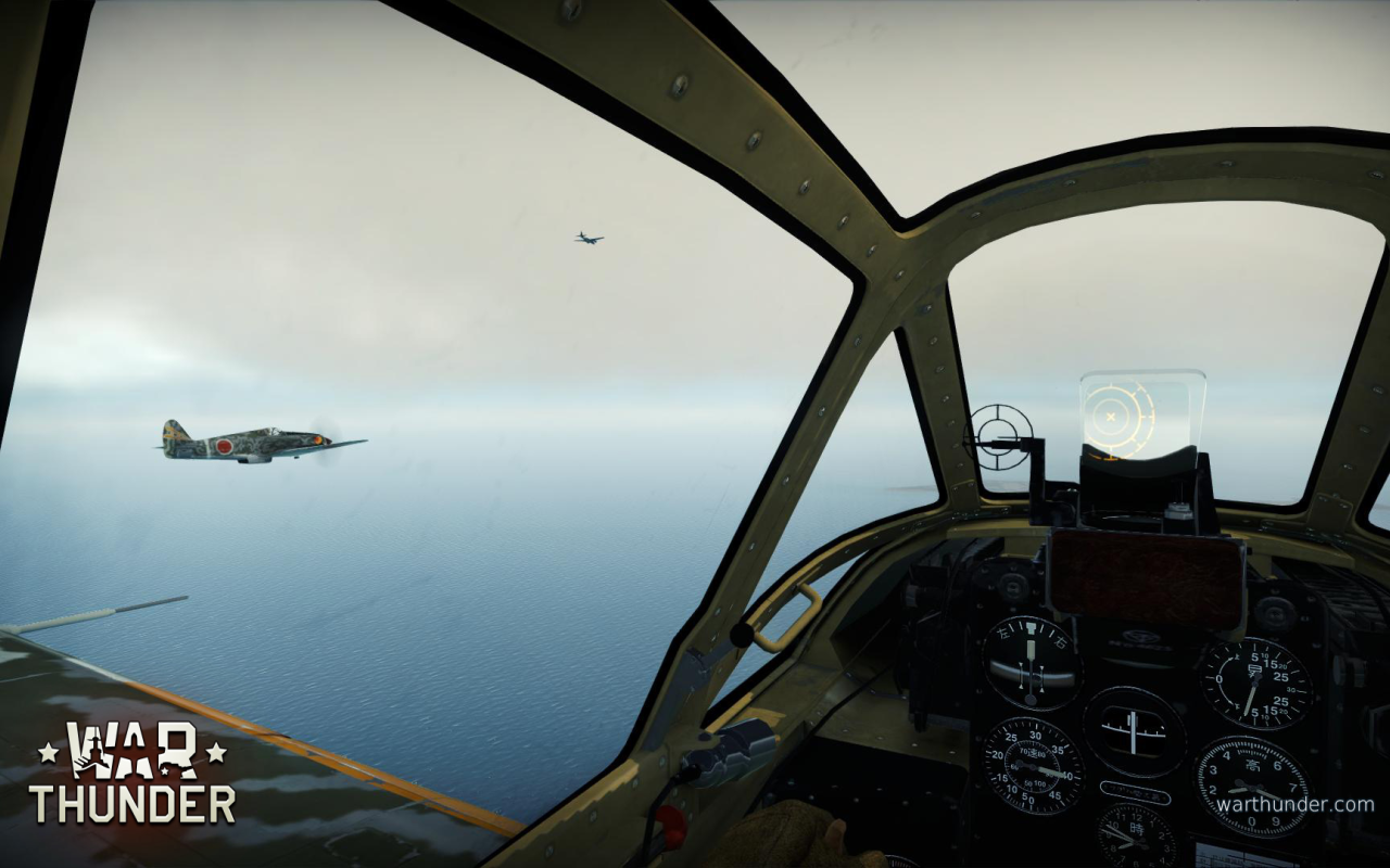 War Thunder два самолета в небесах