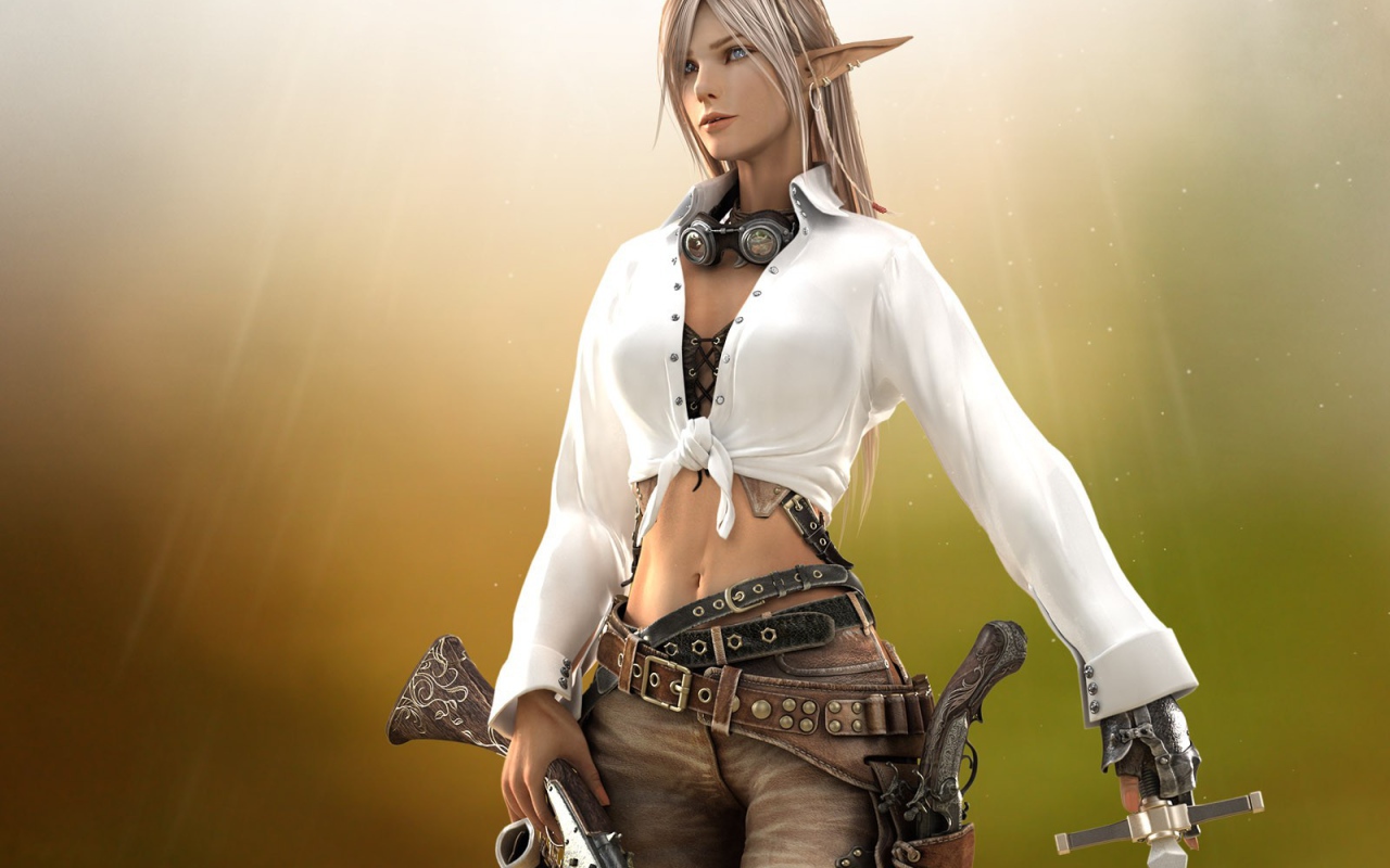 Воин Алисия из игры