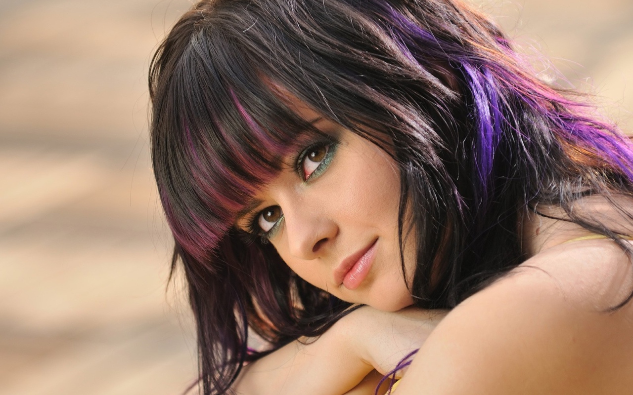 Разноцветные волосы