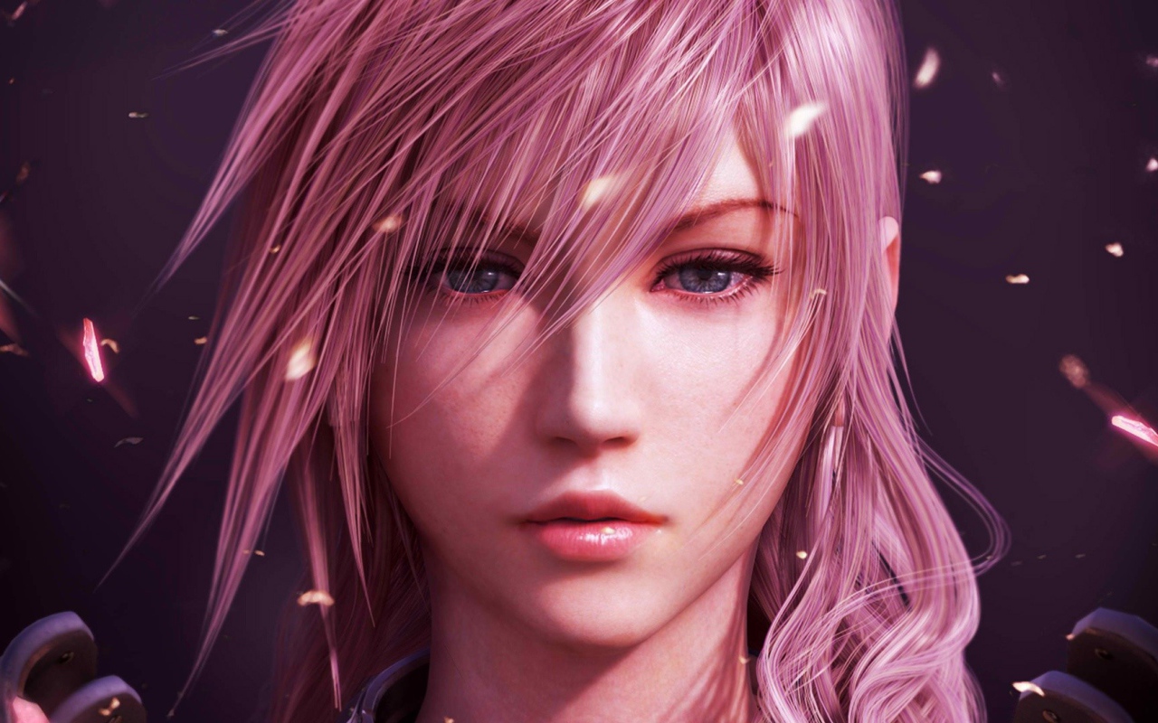 Розовый портрет