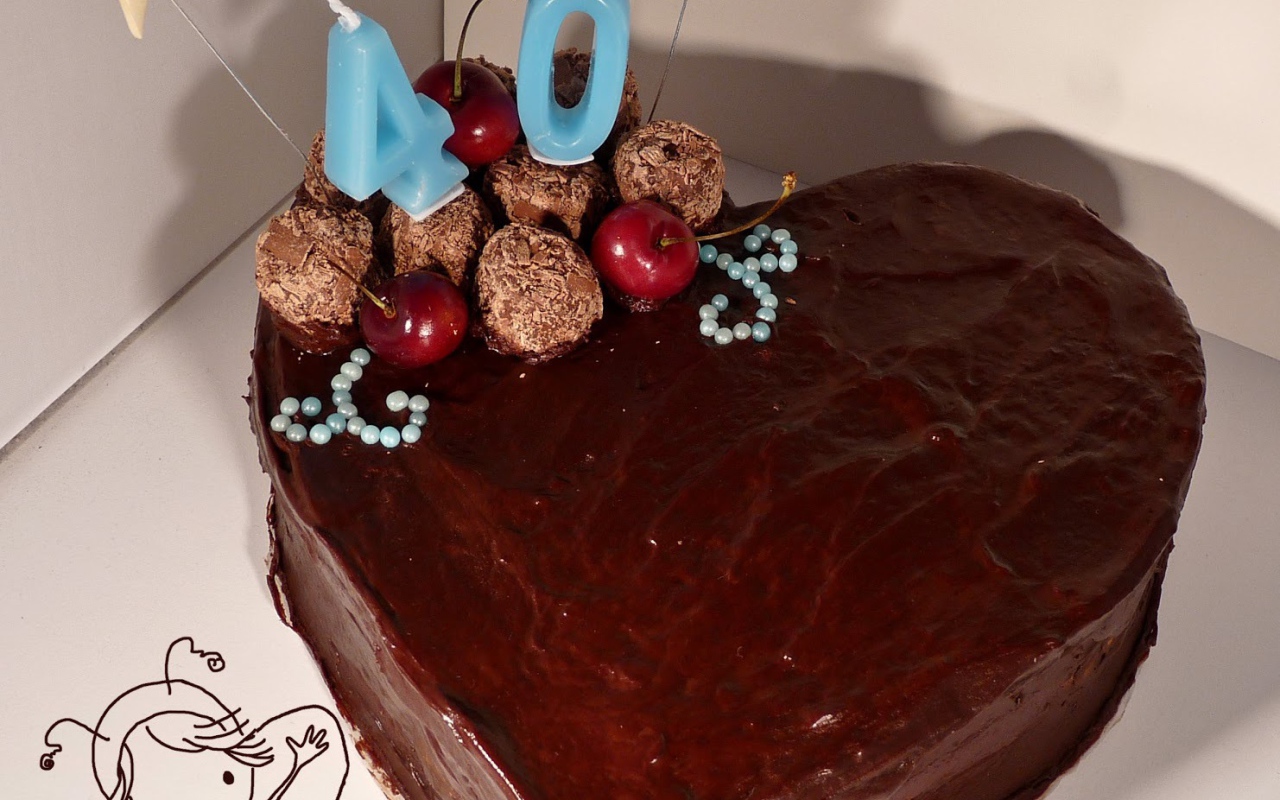 40 лет торт ко дню рождения