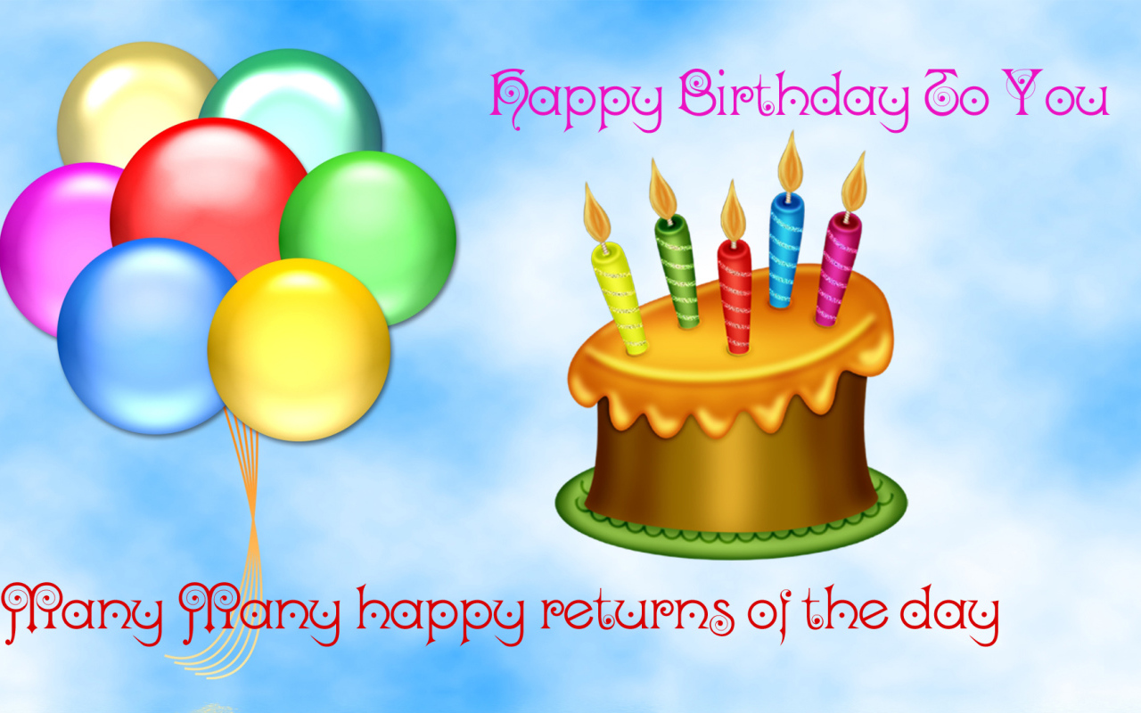 Красивое поздравление на день рождения