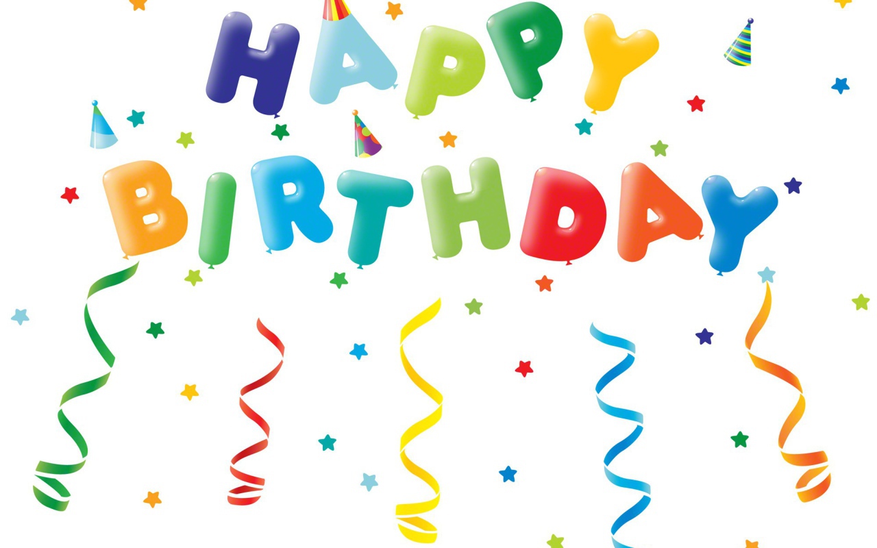 Яркое поздравление на день рождения