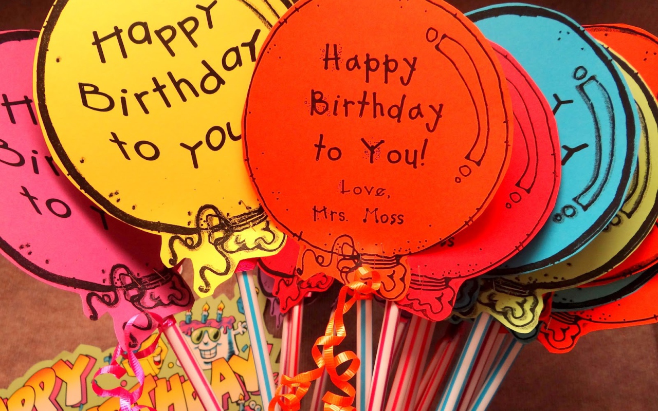 Бумажные шары на день рождения