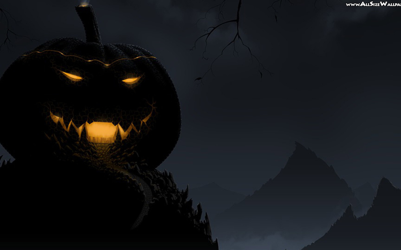 Хэллоуин дома из тыквы