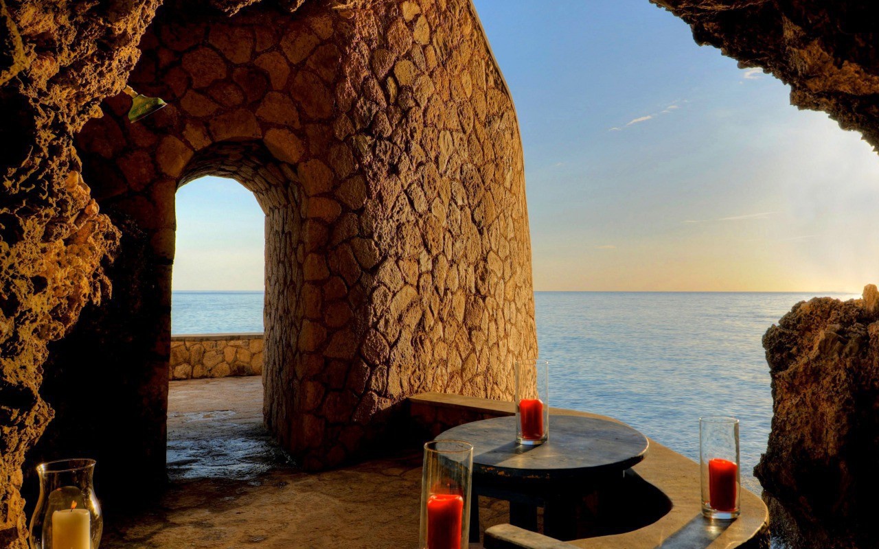 Балкон на берегу океана