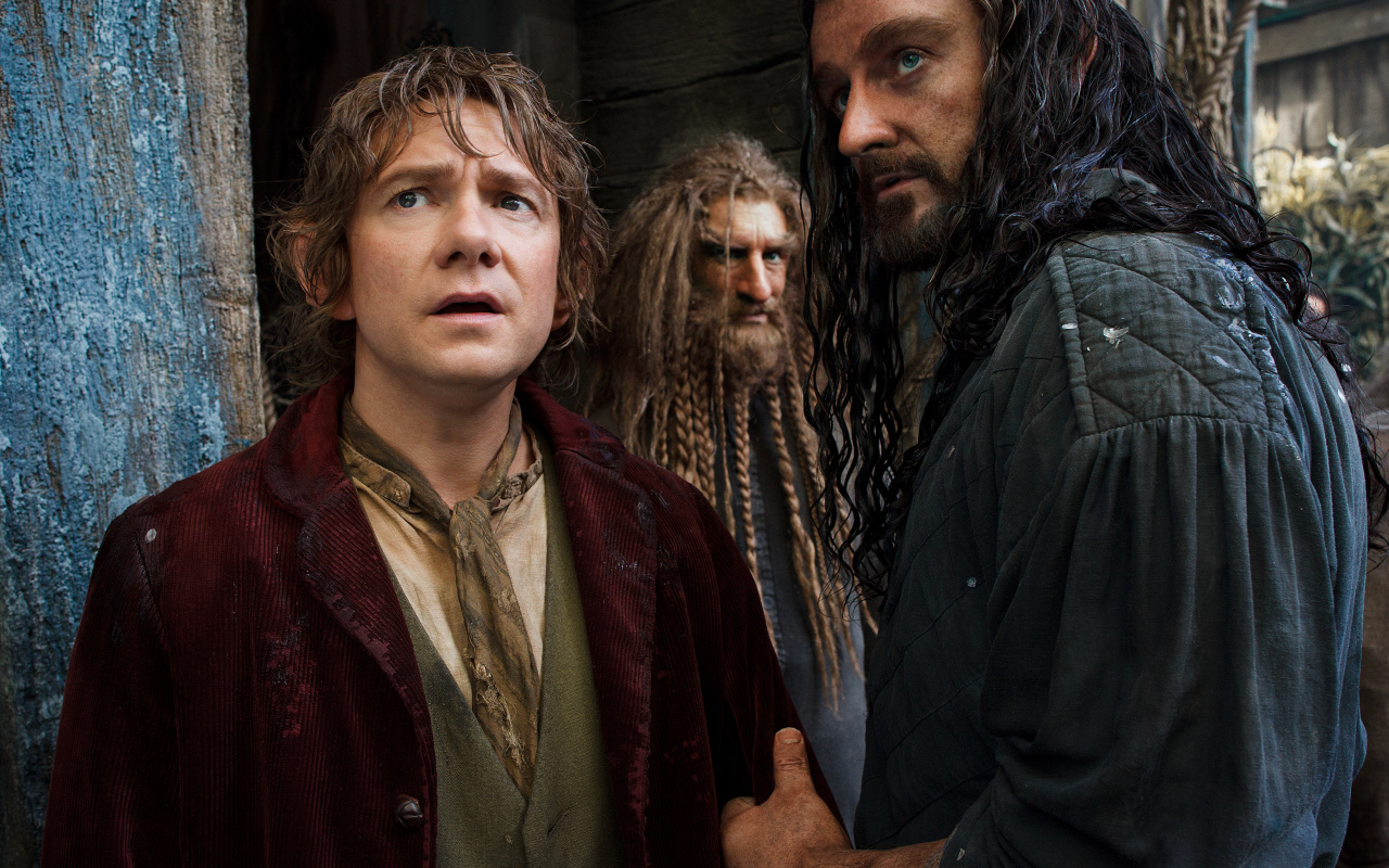 Хоббит: Пустошь Смауга Бильбо и Торин