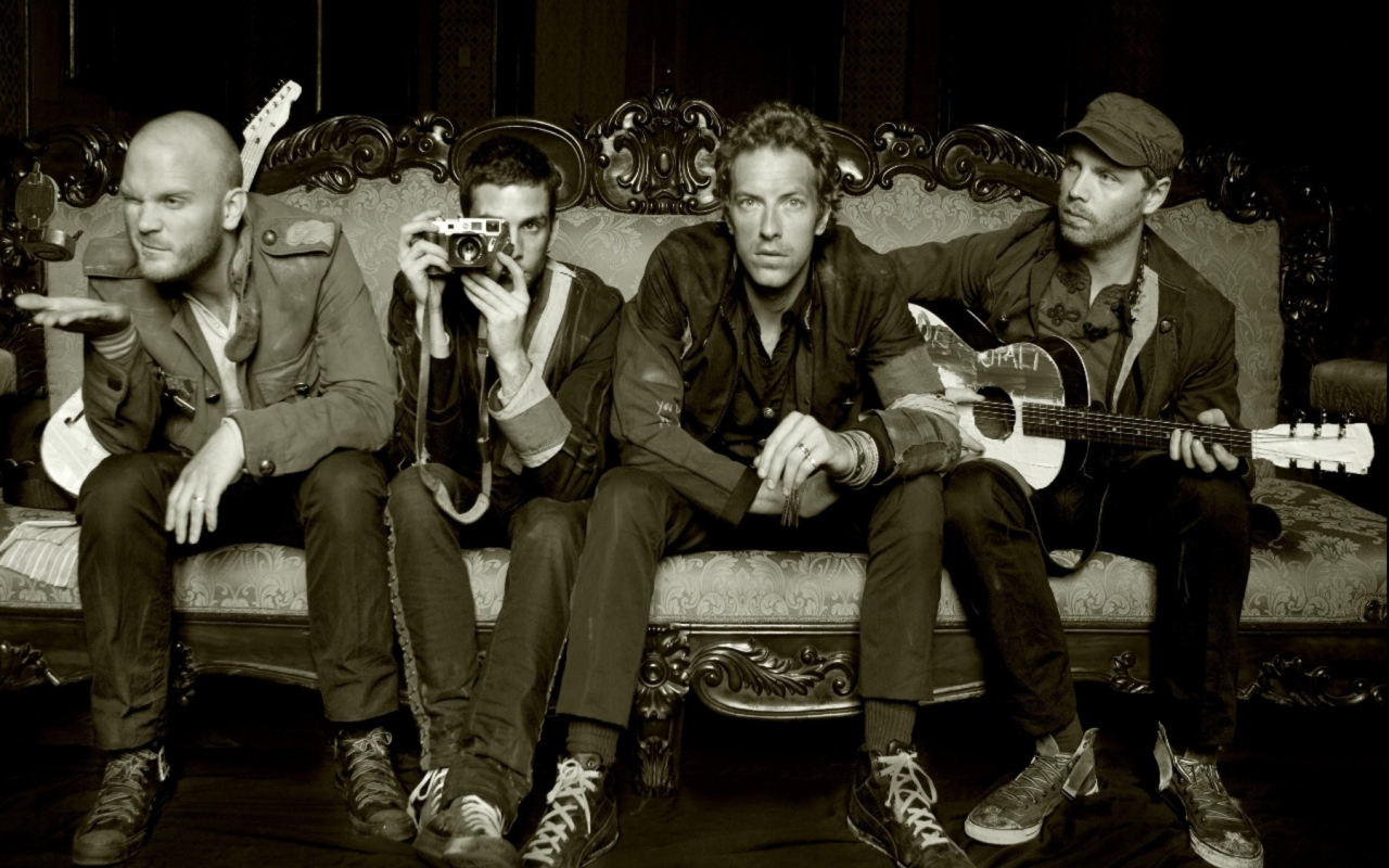 Coldplay ретро картина