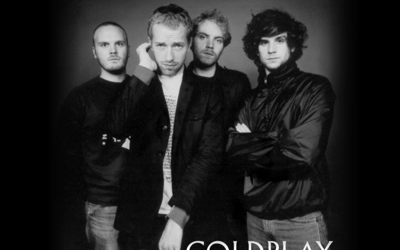 Coldplay группа в черном
