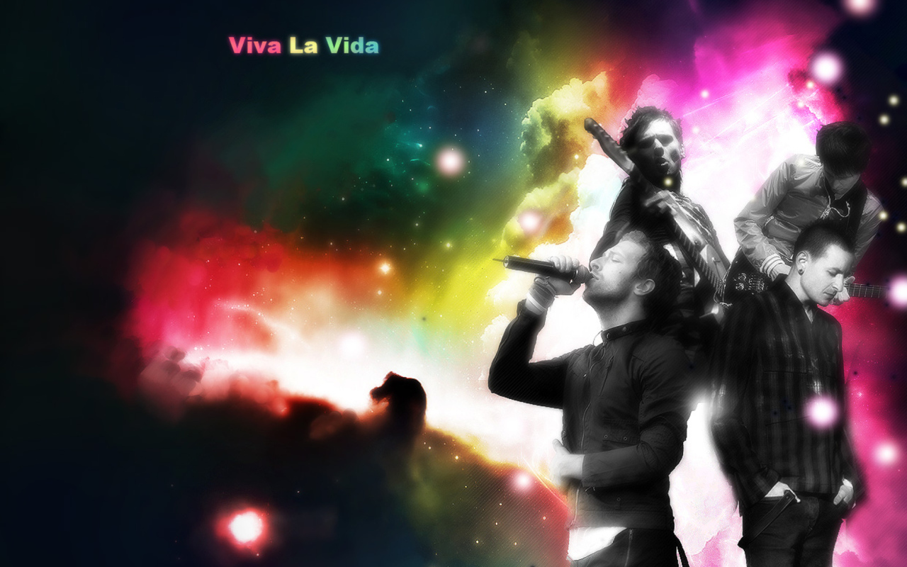 Coldplay группа в огнях