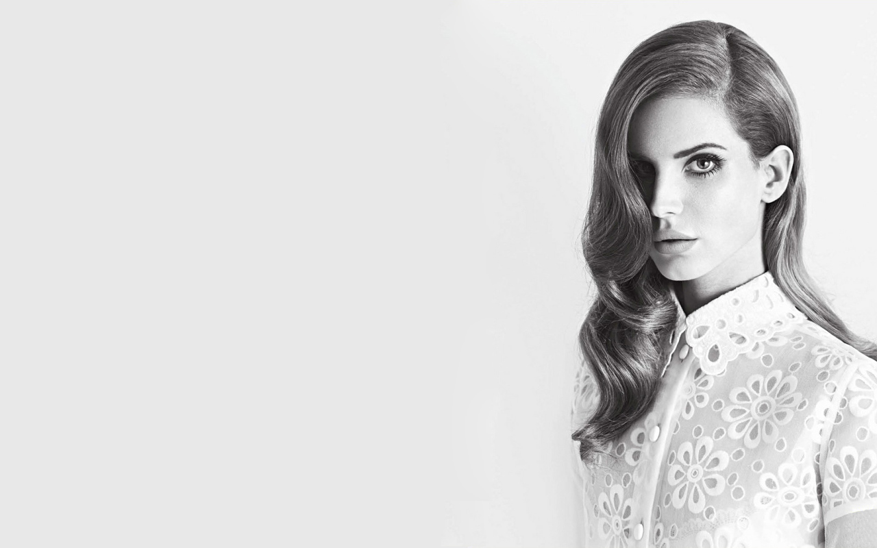 Lana Del Rey белая картинка