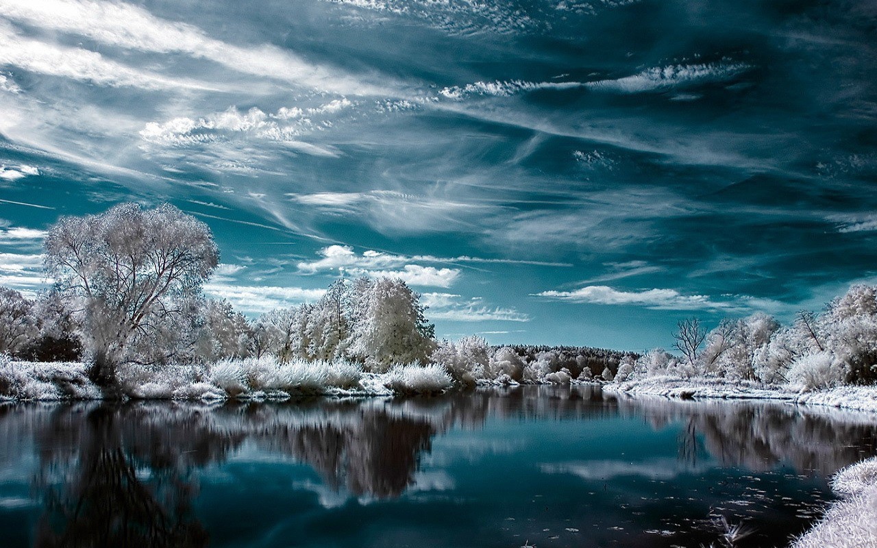 Инфракрасная фотография пейзаж