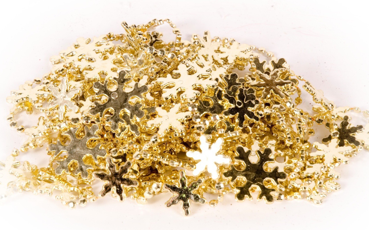 Гирлянда золотая