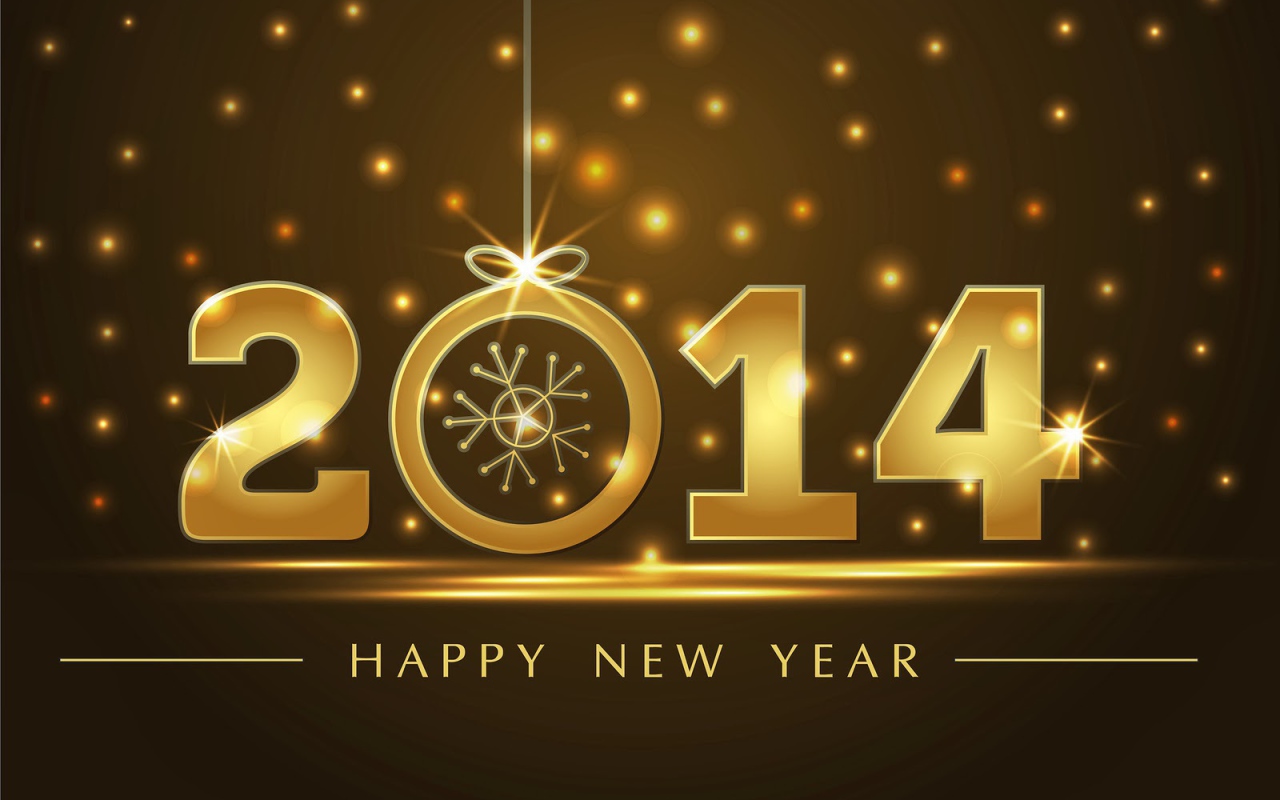 Золотой новый 2014 год