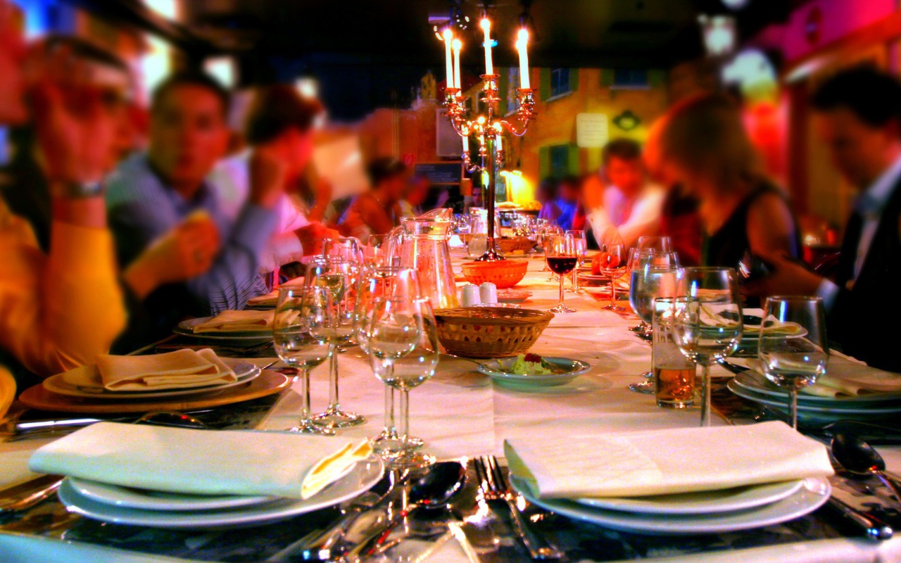 Новогодний праздничный стол