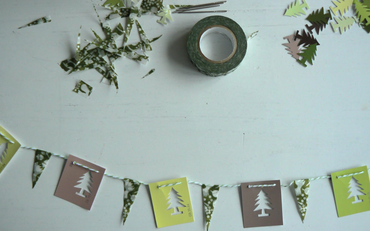 Бумажные гирлянды своими руками