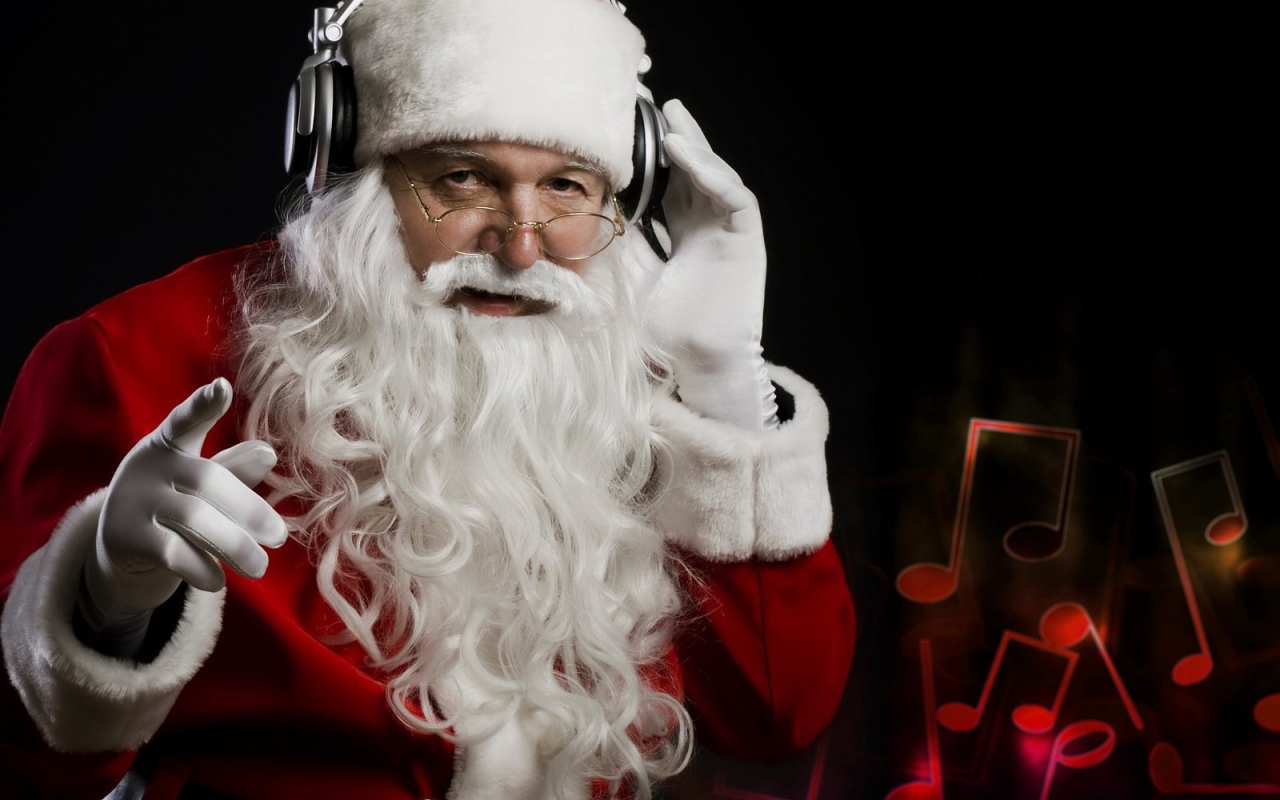 Дед Мороз меломан