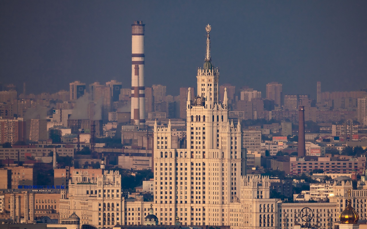 Удивительный пейзаж Москвы