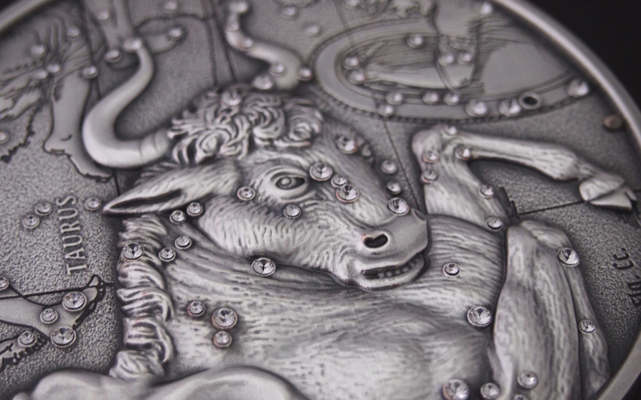 Телец на монете