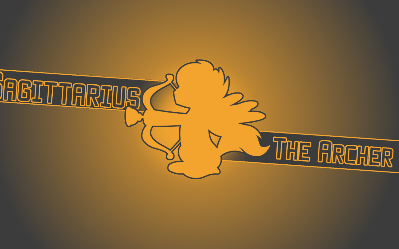 Красивый детский рисунок, стрелец