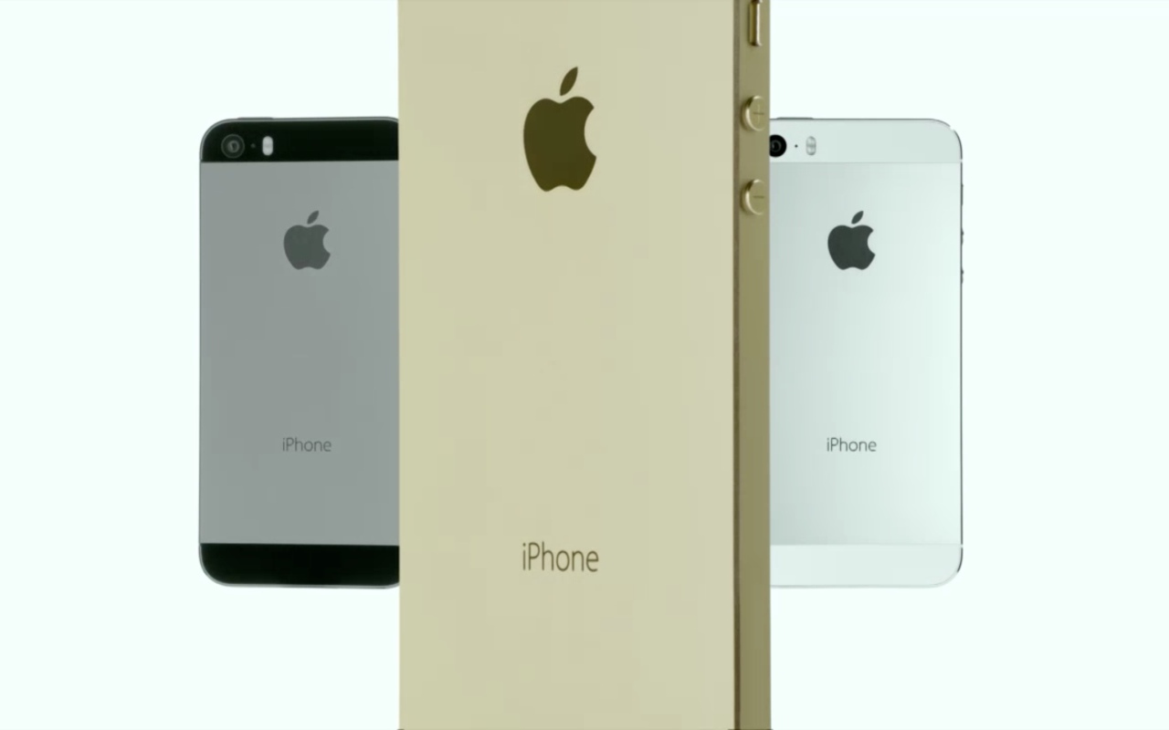 Все цвета Iphone 5S