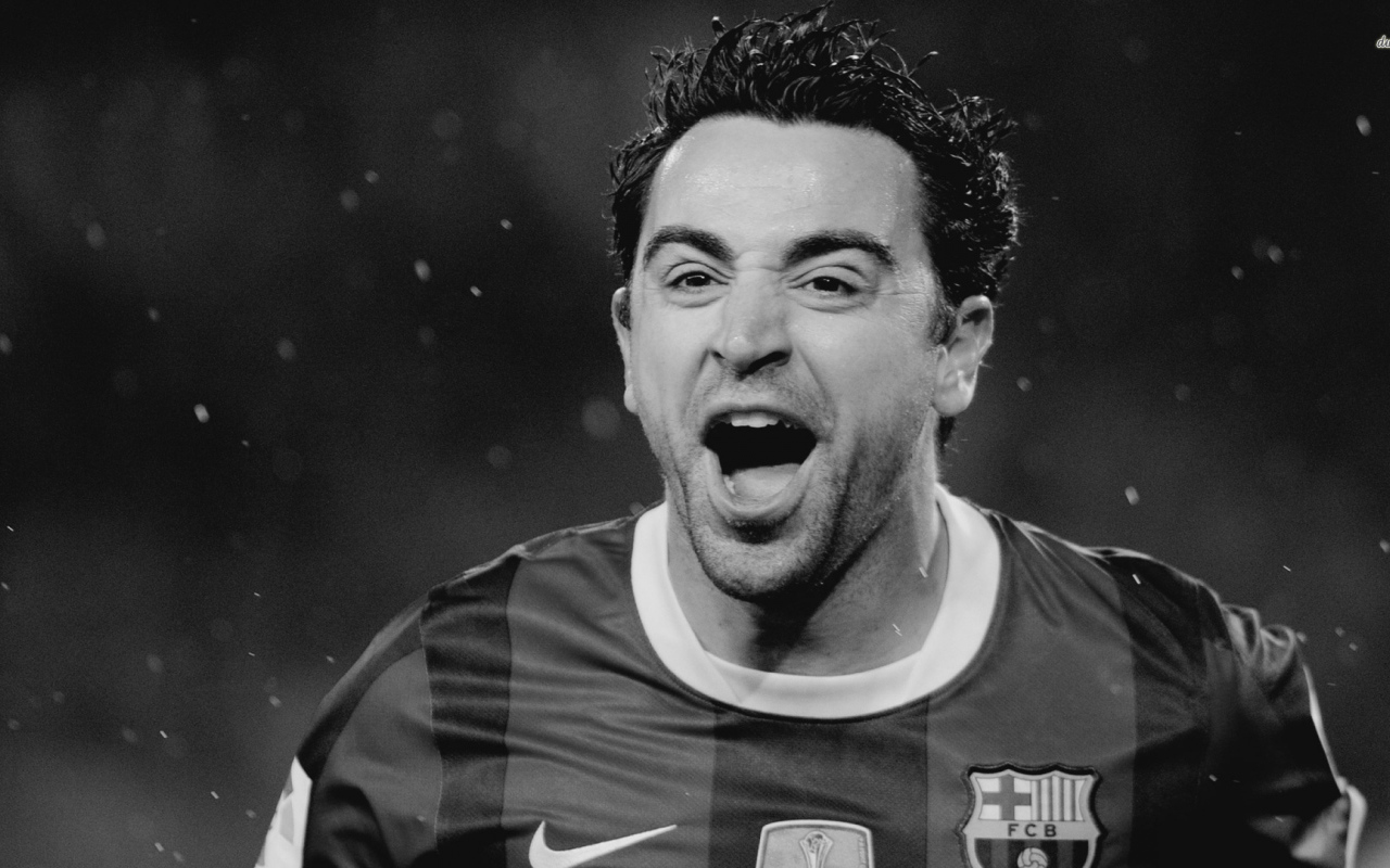 Барселона Хави Эрнандес в темных тонах