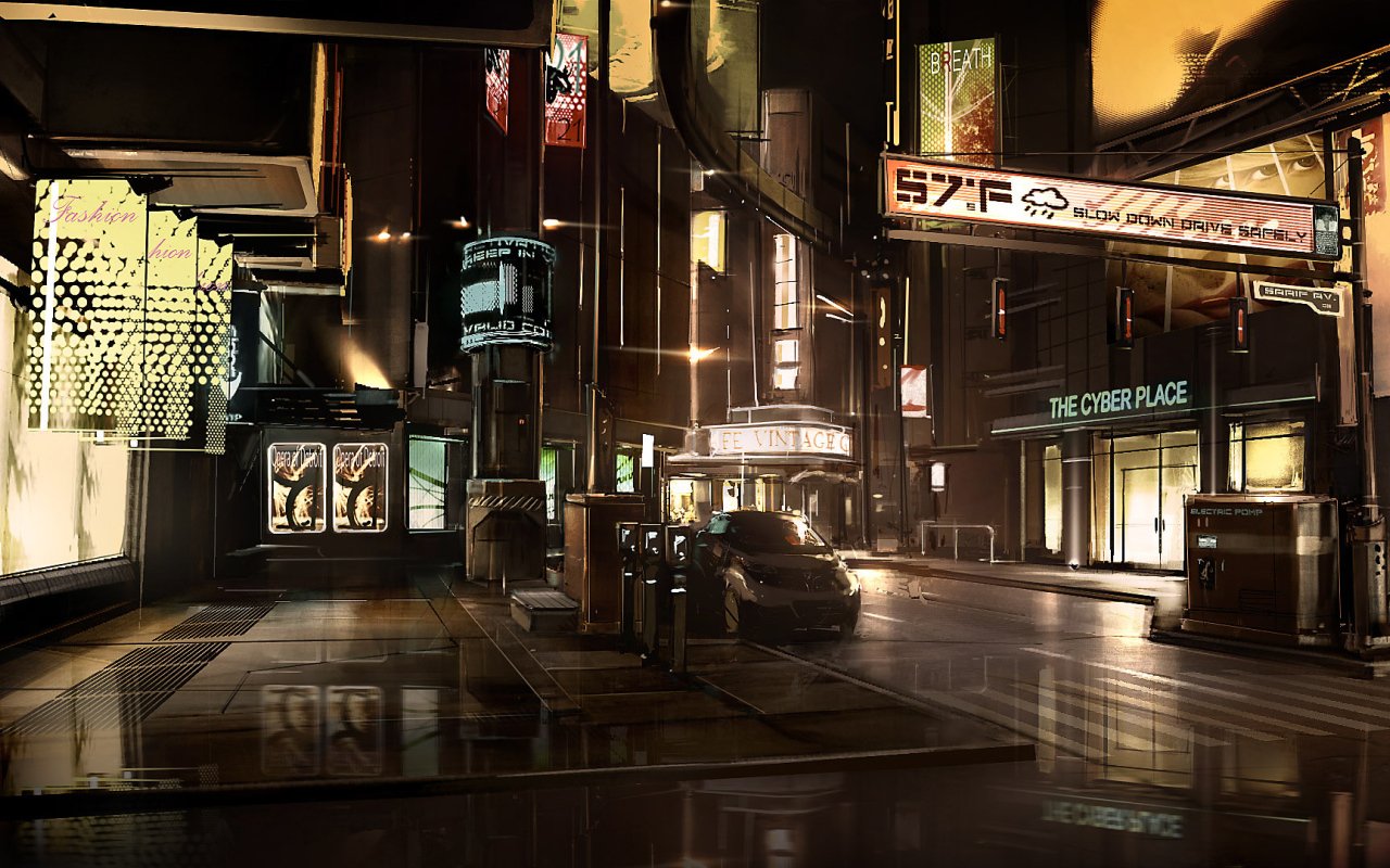 Deus Ex: Human Revolution: the street