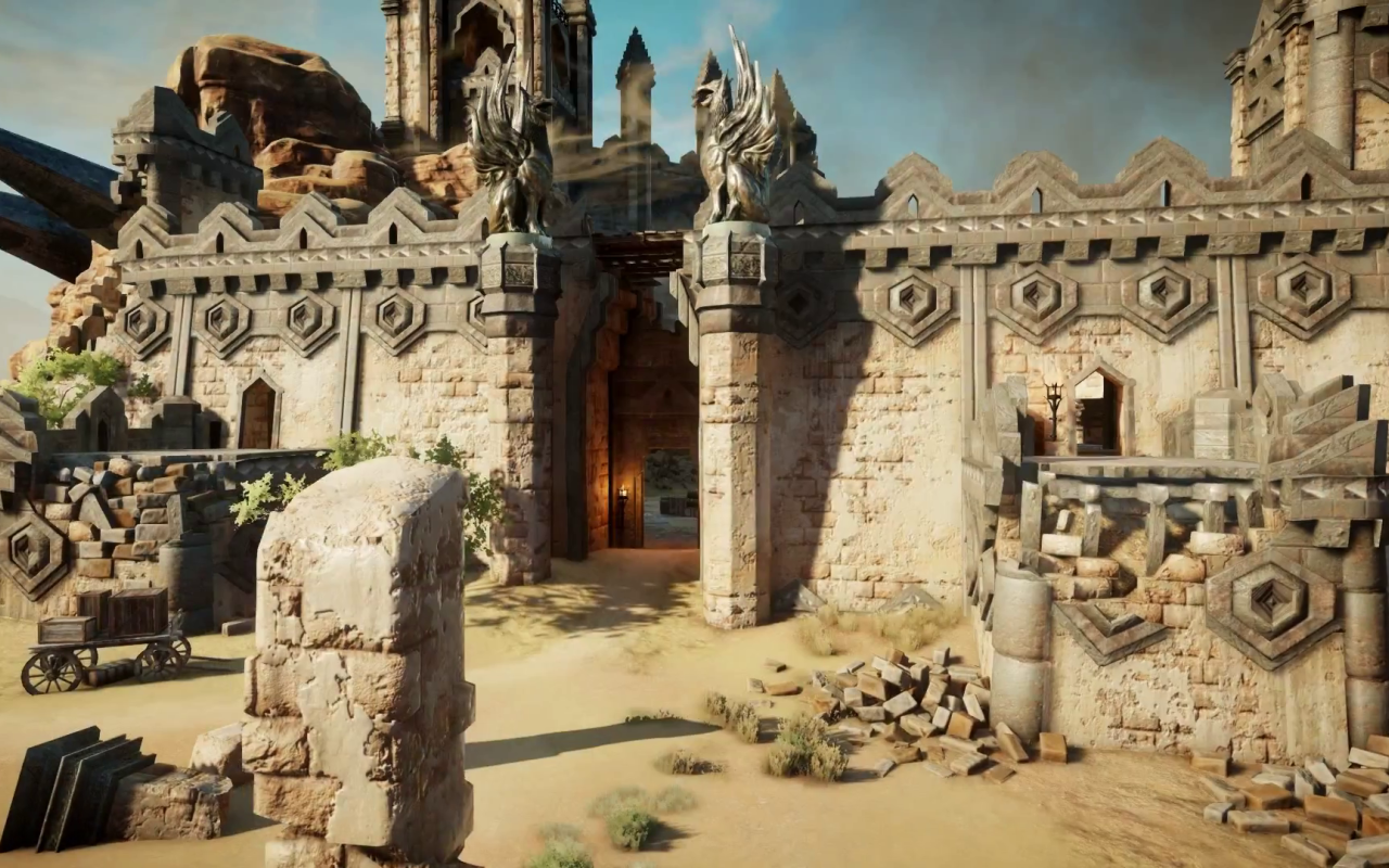 Dragon Age инквизиции: город из песка