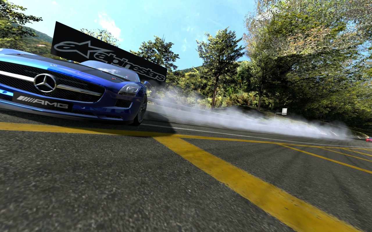 Мерседес из игры Gran Turismo 5