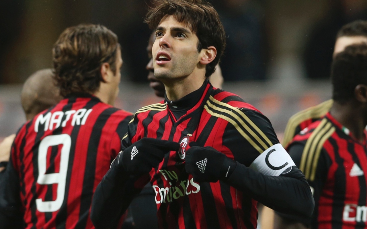 Милан Кака и его товарищи по команде