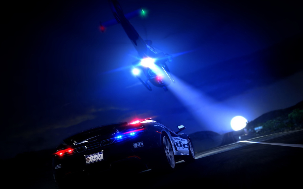 Need for Speed Rivals: вертолет