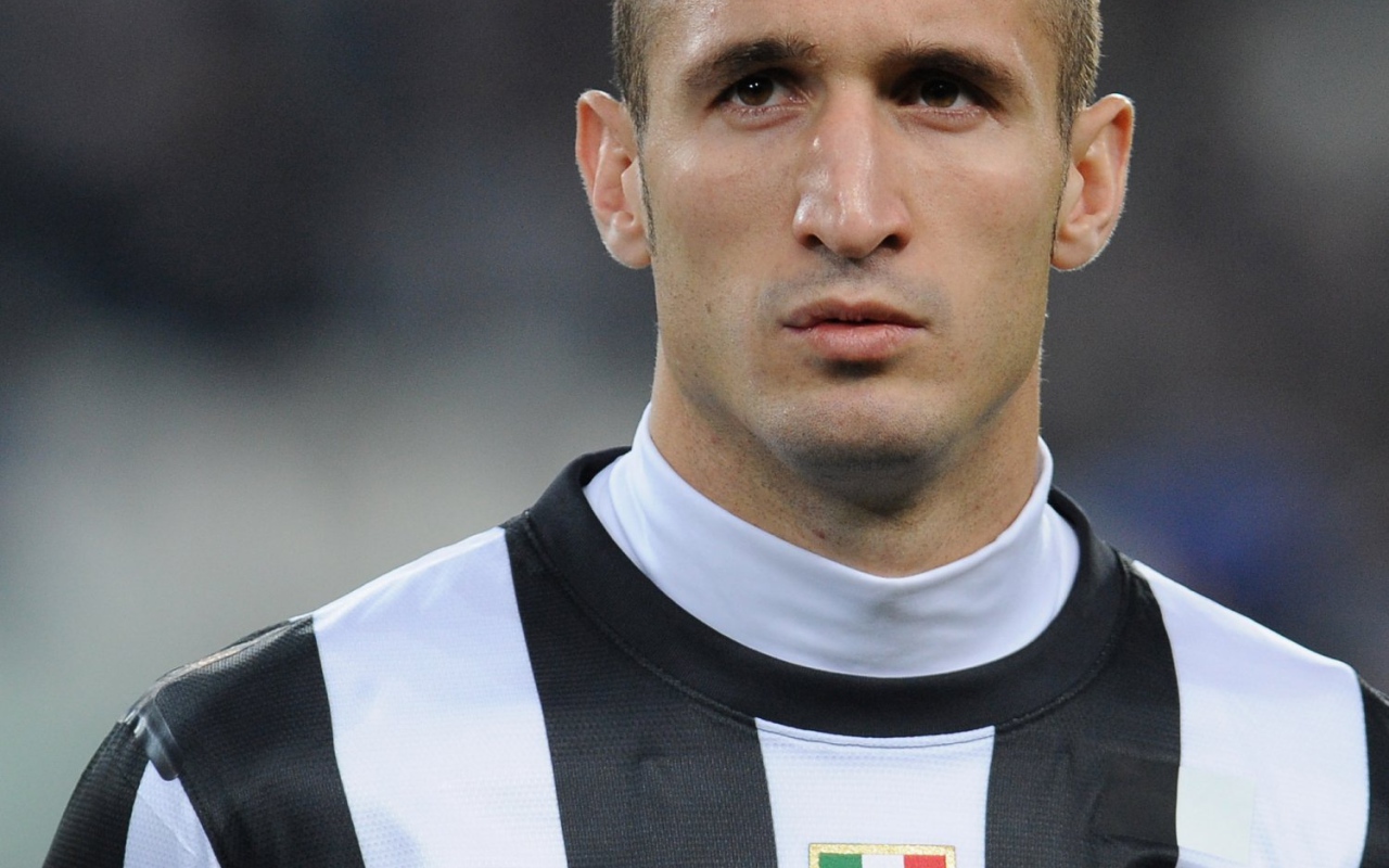 Полузащитник Ювентуса Джорджо Кьеллини крупным планом